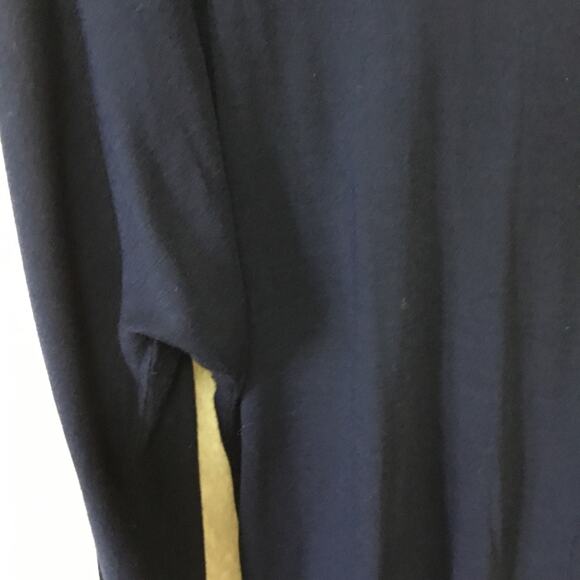 Kenneth Cole Navy Sequin Long Sleeve Top - Picture 6 of 6